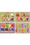 Wooden Turkish Vegetables+fruits+shapes+numbers Set of 4 Educational Puzzle - 2