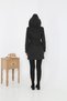 Women's Short Cashmere Stamp Hooded Fur Coat Coat - 7