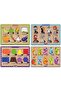Wooden French Vegetables-professions-shapes-numbers Set of 4 Educational-tutorial Puzzle - 2