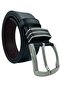 4.5 cm Sport Faux Leather Belt Buckle with Metal Bridge Set - 3