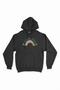 Black Hooded Sweatshirt - Rainbow Arc Piece