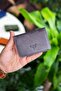Garbali Magnet Crazy Leather Gray Unisex Card Holder Wallet - 2