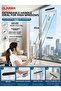 Olimop Telescopic Glass Cleaning Tool 85-125 cm |   3-in-1 Microfiber Glass Cleaning Set