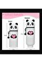Erasable Extendable Teddy Bear Panda Character Silicone Vertical Pen Holder Pencil Case for Girls and Boys - 2