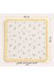 100% Cotton Muslin Baby Blanket with Ruffles, Double Layer Coverlet - 8