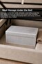 2 Pieces of Gray Storage Box - 50X40X19 Cm, Multi-Purpose Organizer Base - 2