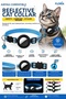 Reflective Airtag Cat Collar - Safety Buckle Collar with Bell