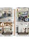 (2 Pieces) 200 cm Multi-Purpose Wooden Handle - with Screws for Cleaning, Car Washing, Fruit Picking, and High Shelf Stick - 2
