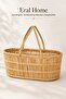 Multi-Purpose Natural Wicker Handmade Basket for Picnic, Flowers, Organizer, Gift, 18 X 22 X 43 cm - 3