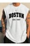 Men's oversized crew neck sleeveless t-shirt - longline