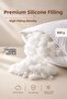 Relax |   Silicone Fiber Filled Pillow Set |   800 Grams |   Ultra Soft |   Full and Contented |   50X70 cm - 1 Pillow - 2