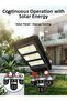 Solar Panel Smart Security Camera with Led Floodlight