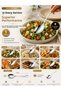 Set of 1 Stainless Steel Serving Spoon 21 cm Salad Rice Pasta Food Serving Spoon - 5