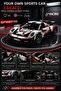 455 Pieces Sports Car Building Set 1:18 Scale Pull Back and Release Model Car Block Toy for Ages 6+ Legosu - 8
