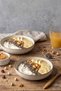 Set of 2 Reactive Glazed Porcelain Bowls & Salad Bowls 21 cm Tphss26Tbk00057