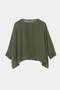 Green Batwing Sleeve Cape Chiffon Transparent Blouse Tdrss26Bz00093 - 6