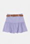 Mavi Çizgili Kemerli Mini Balon Etek TWOSS26ET00157