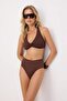 Kahverengi Yüksek Bel Hipster Bikini Altı TBESS25BA00035 - 2