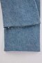 Koyu Mavi Yüksek Bel Geniş Paça/ Wide Leg Comfort/Orta Esnek Büyük Beden Jeans TBBAW26CJ00059 - 6