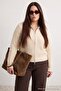Wardrobe Essentials Taş Çift Taraflı Fermuarlı Yumuşak Dokulu Triko Hırka TBBAW27AV00011 - 5