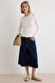 Ecru Soft Textured Sleeve Lace Detailed Knitwear Sweater Twoaw27Kz00068 - 2