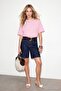 Pembe Aksesuar Detaylı T-shirt TDRSS26TS00055