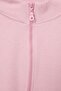 Pink Thessaloniki/Trikot Look Zippered Collar Regular/Normal Fit Knitted Sweatshirt Tbbaw23Ao00006 - 4