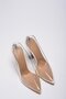 Women's White Princess Transparent Goblet Heeled Shoes 11cm Byndprs02 - 6