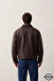 Zra model new season boxy fit four seasons viral men's leather jacket coat - 3