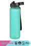 1000ml New Single Color Leak-Proof Bpa-Free Motivational Tritan Water Bottle with Lockable Lid - 2