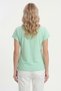 100% Cotton Striped Low Arm Tip Double Women's T-Shirt - with Different Color Options - 2