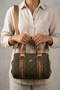 Miami polo 1204 quilted women's arm bag Handbag shoulder bag GREEN - 2