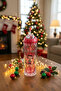 Snoopy Licensed Red Christmas Collection Bottle with Straw and Spinning Top – Fun Water Bottle - 3