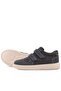 Genuine Leather Brown Gray Velcro Light Sole Boys' Sports Shoes - 7