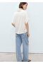 Short-sleeved satin shirt - 4
