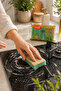 5 Pieces of Natural Sisal Dish Sponge – Non-Scratch Surface, Ecological Cleaning Dish Sponge - 7