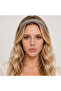 Chain Detailed Stoned Crown Adjustable Hair Accessory with Stones Festival Stoned Crown