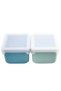 SET 2 RECIPIENTE SILICON, MELII, BLUE MINT - 2
