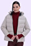 Women's Stone Hooded Inflatable Coat - Windproof Water Resistant Coat