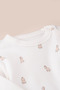 Jumpsuit Newborn Baby Patterned 100% Cotton Jumpsuit with Hat - 6