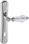 Sofuoğlu Lüx Zamak Mirrored Door Handle (Room - Interior Door Handle) Diamond Nickel - 2