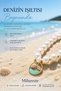 Pearl Necklace - Dolphin Necklace - 316L Steel Necklace - Steel Necklace with Pearl - Pearl Necklace