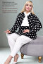 Large Size Summer Women's Combed Cotton Anti-Sweat High Quality Knitted Zebra Pattern 100% Viscose Mother Blouse - 6