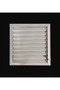 45X45 Aluminum White Bathroom Screen