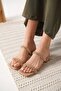 Thick Heeled Nude Women's Slippers Tr20My11D - 3