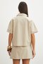 Boxy Fit Short Sleeve Loose Shirt - 6