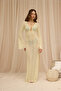 Caroline Lace Yellow Long Dress - 2