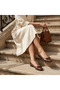 Golden Buckle Ballet Flats for Women Stylish Ballet Flats - 2