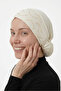 Buttoned Cream Ready-To-Wear Turban Hijab Bonnet Suitable for Medical Use - 5