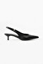 Mocha Pointed Toe Short Heeled Women's Shoes - 4